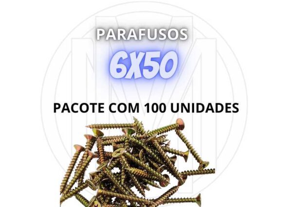 PARAFUSO WELT 6.0X50 PACOTE COM 100 UNIDADES